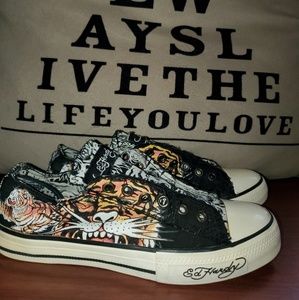 ED HARDY Slip On Loafers Sneakers